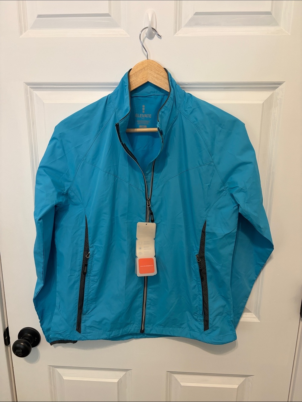 Women's Lightweight Blue Windbreaker Jacket
